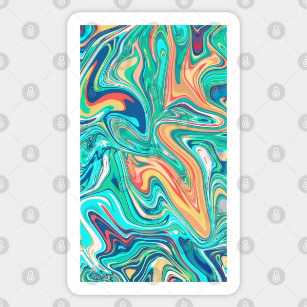 abstract pattern Sticker by K_314